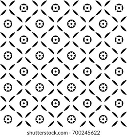 Abstract check geometric motif pattern black white background. Diamond grid geometrical square ornament continuous design. Duotone grunge simple geo pattern, all over print block, digital wallpaper.