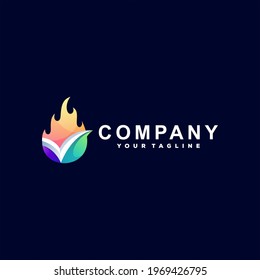 abstract check gradient logo design