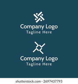 Abstract Check Mark Logo Design