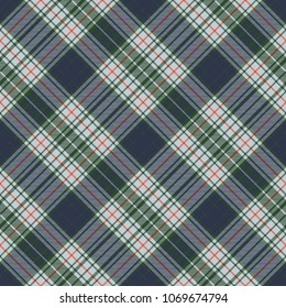 Abstract check tartan seamless background. Vector illustration.