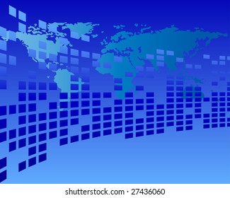 Abstract checked  business background for use in web design