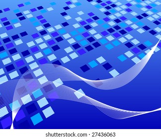 Abstract checked  business background for use in web design