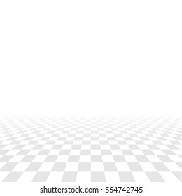abstract checker background in perspective