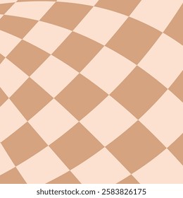 Abstract checkered background. Psychedelic checkerboard pattern. Vector illustration.