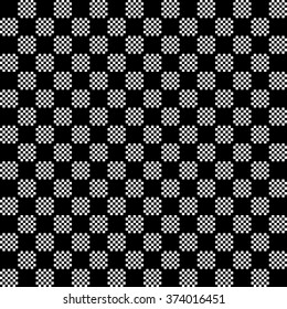 abstract checkered pattern, seamless vector illustration.