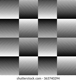 Abstract checkered pattern with thin intersecting lines. X shapes, squares pattern.