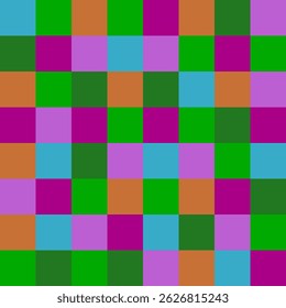 abstract checkered seamless pattern in vector graphic illustration design