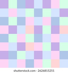 abstract checkered seamless pattern in vector graphic illustration design