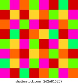abstract checkered seamless pattern in vector graphic illustration design