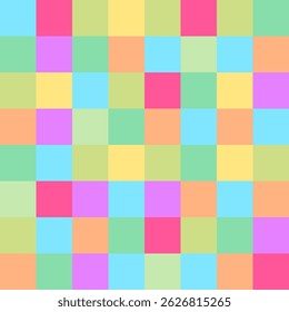 abstract checkered seamless pattern in vector graphic illustration design