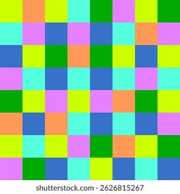 abstract checkered seamless pattern in vector graphic illustration design