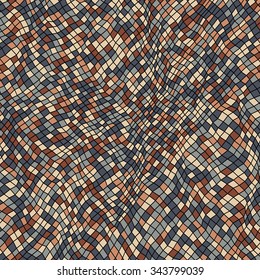 Abstract checkered waves - - vector illustration 
