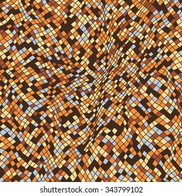 Abstract checkered waves - - vector illustration 
