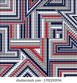 abstract checks and geometrical pattern