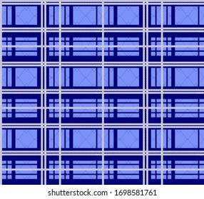 Abstract checks pattern with stripes and rama background