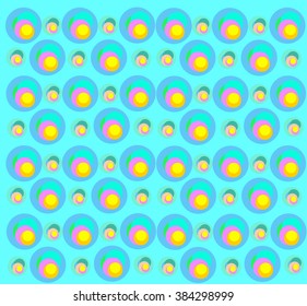 abstract cheerful vector pattern blue