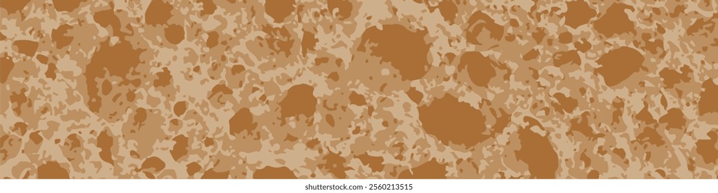Abstract cheese or bread texture wallpaper wide, 4:1 ratio. Vector illustration.	