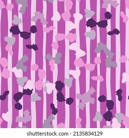 Abstrakte Geparden nahtloses Muster. Camo-Leopardenelemente, Hintergrund. Kreative unregelmäßige Tierfelle formen endlose Tapeten. Design für Stoff, Stoffdruck, Oberfläche, Umhüllung, Abdeckung, Grußkarte.