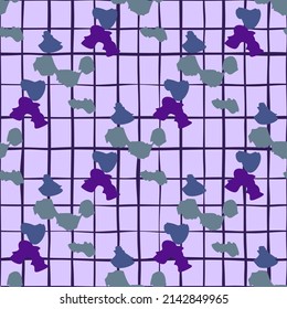 Abstract cheetah seamless pattern. Camo leopard elements background. Creative irregular animal fur shapes endless wallpaper. Design for fabric, textile print, surface, wrapping, cover, greeting card.