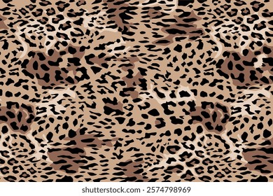 abstract cheetah skin design background vector art