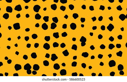 abstract cheetah spots skin texture vector graphics