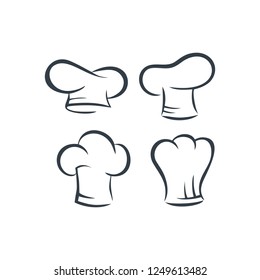 abstract chef hat icon