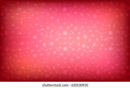 Abstract cherry blossoms or pink flower on pink color background