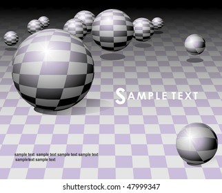 Abstract chess background