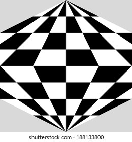 Abstract chess board