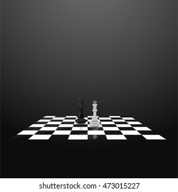 Abstract chess colorful abstraction background