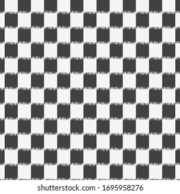 Abstract chess table with white and black mesh grid table wrinkle on element. Pattern is clean for fabric, wallpaper and printing. Pattern is on swatches panel
