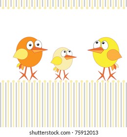 abstract chicken background in white