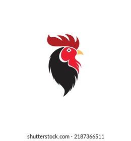 Abstracto vector de diseño de logotipo de pollo