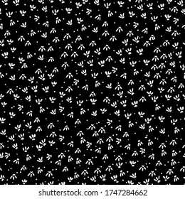Abstract children's background, pattern with paws, animal legs, blots. manual graphics of children's packing. Design for packaging, wallpaper, textiles, designer paper. Isolated background. stock 