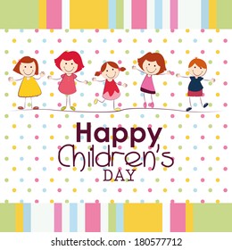 abstract children's day background with special objects