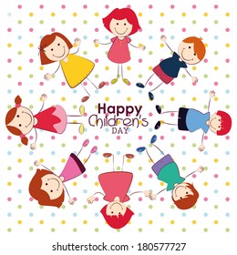 abstract children's day background with special objects