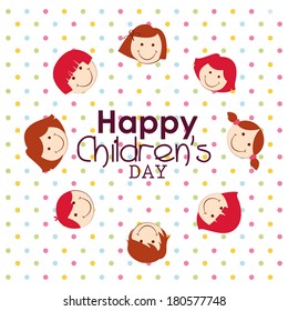 abstract children's day background with special objects
