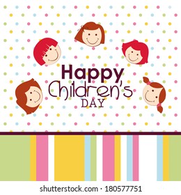abstract children's day background with special objects