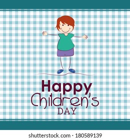 abstract children's day text on a special background