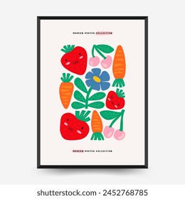 Abstract Childrens Room posters template. Modern trendy Kids minimal style. Hand drawn design for wallpaper, wall decor, print, postcard, cover, template, banner. 