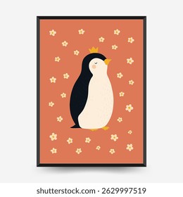 Abstract Childrens Room posters template. Modern trendy Kids minimal style. Hand drawn design for wallpaper, wall decor, print, postcard, cover, template, banner. 