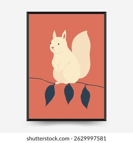 Abstract Childrens Room posters template. Modern trendy Kids minimal style. Hand drawn design for wallpaper, wall decor, print, postcard, cover, template, banner. 