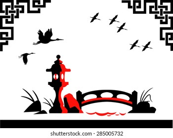 Abstract Chines Landscape