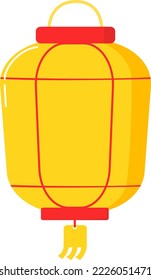 abstracto, icono de vacaciones chino, vector, ilustración