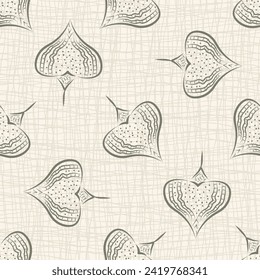 Abstract Chinese Lantern vector floral seamless pattern background. Botanical hand drawn repeat with folk art style Physalis alkekengi. Scattered all over print for packaging, gift