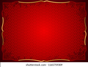 abstract chinese new year background vector design.