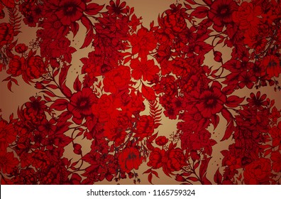 abstract chinese new year background vector design.