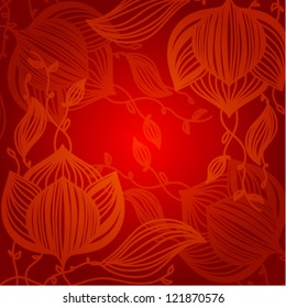 abstract chinese new year background vector design