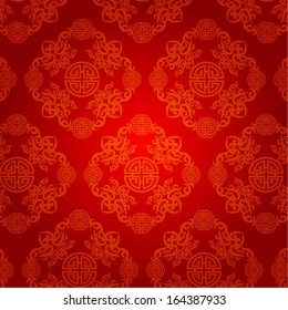 Abstract Chinese New Year Background Vector Design