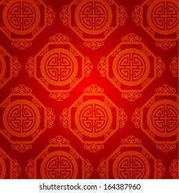 Abstract Chinese New Year Background Vector Design